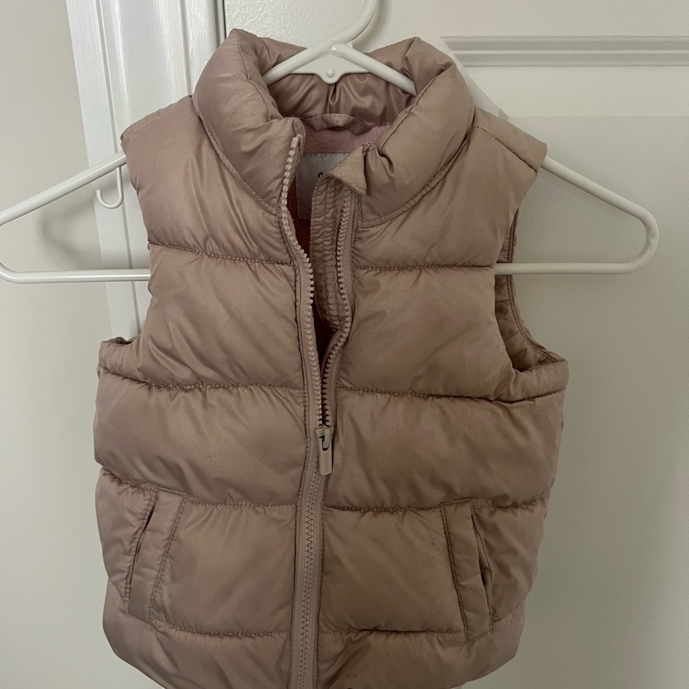 Old Navy Kids Puffer Vest - Light Brown
